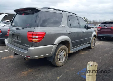 2004 Toyota Sequoia Sr5 V8 from USA, damaged, VIN 5TDBT44A94S226762